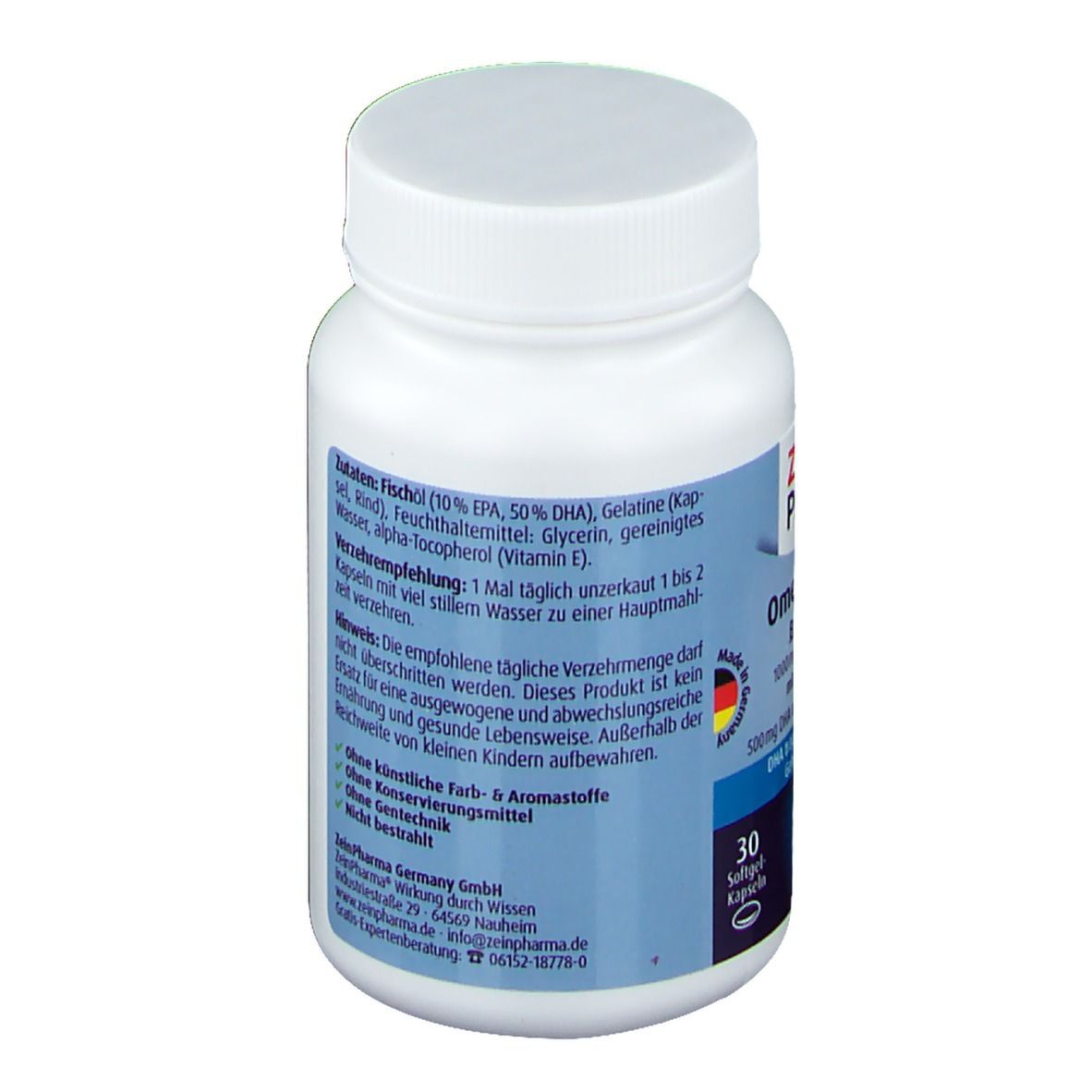 ZeinPharma® Omega 3 Kapseln Gold Brain Edition 30 St shopapotheke.at