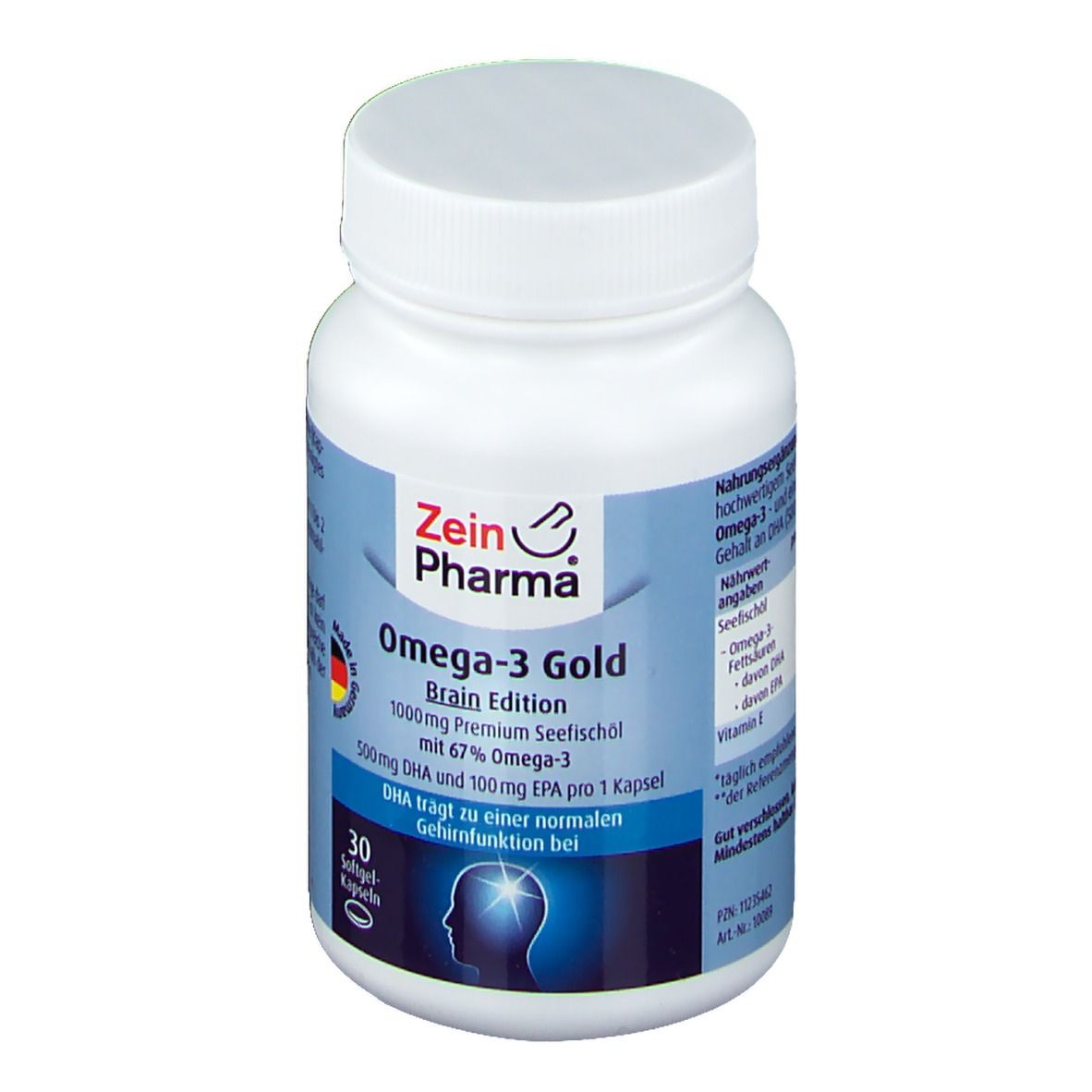 ZeinPharma® Omega 3 Kapseln Gold Brain Edition 30 St shopapotheke.at