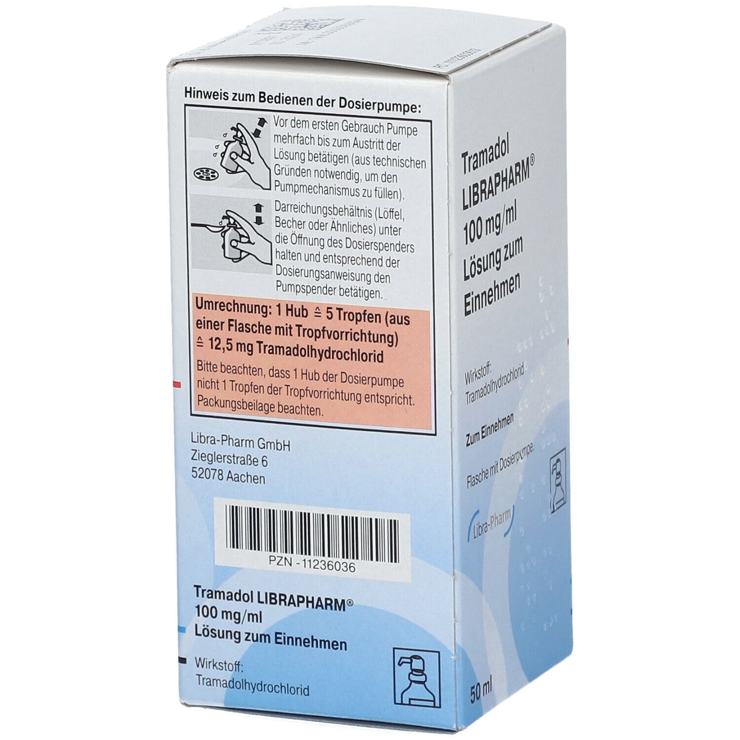 Tramadol LIBRAPHARM® 100 mg/ml