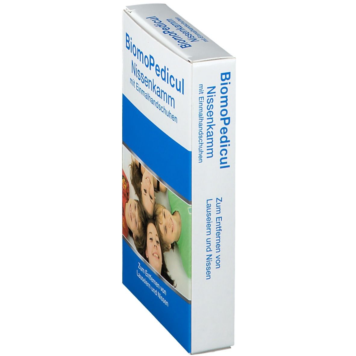 BiomoPedicul® Nissenkamm mit Einmalhandschuhen