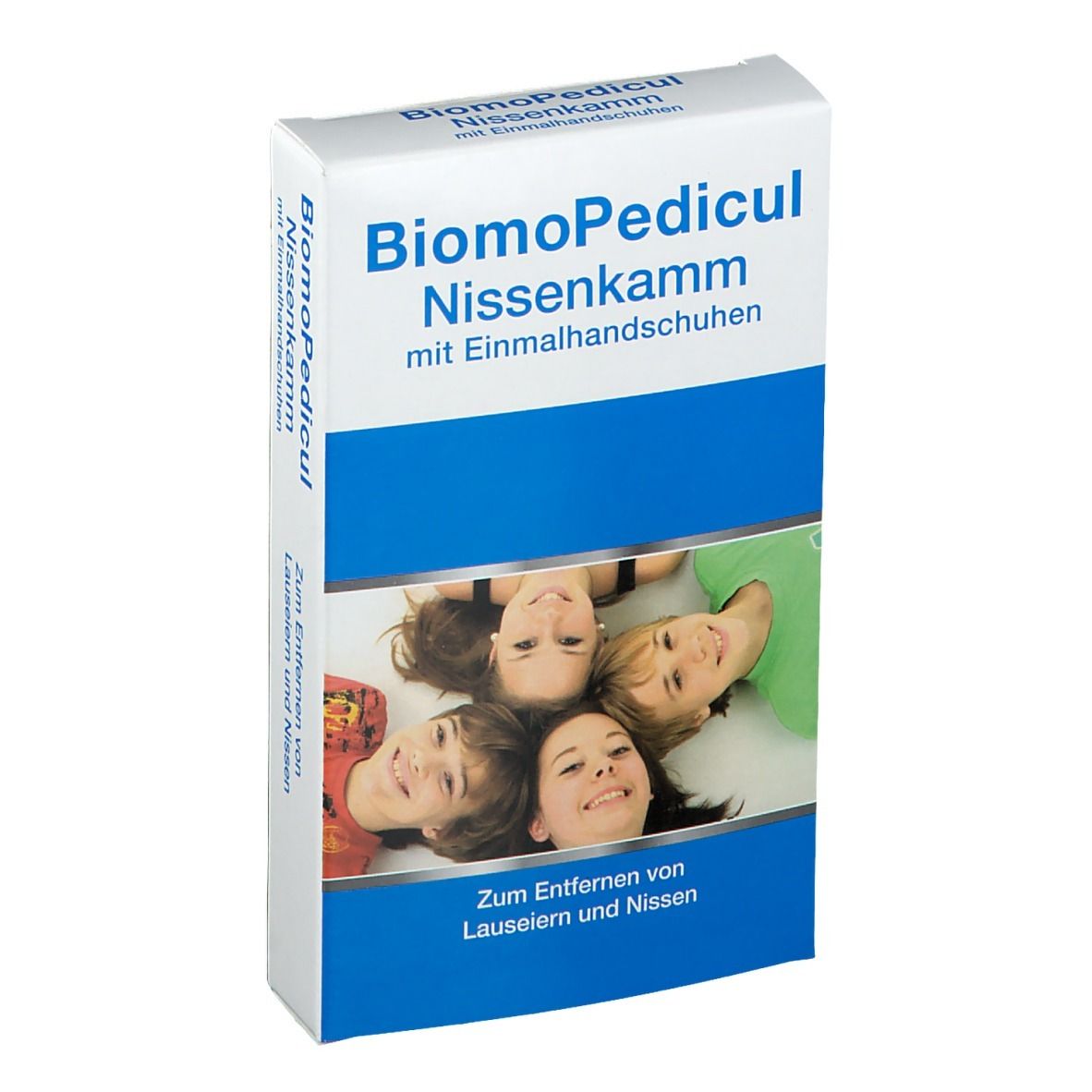 BiomoPedicul® Nissenkamm mit Einmalhandschuhen