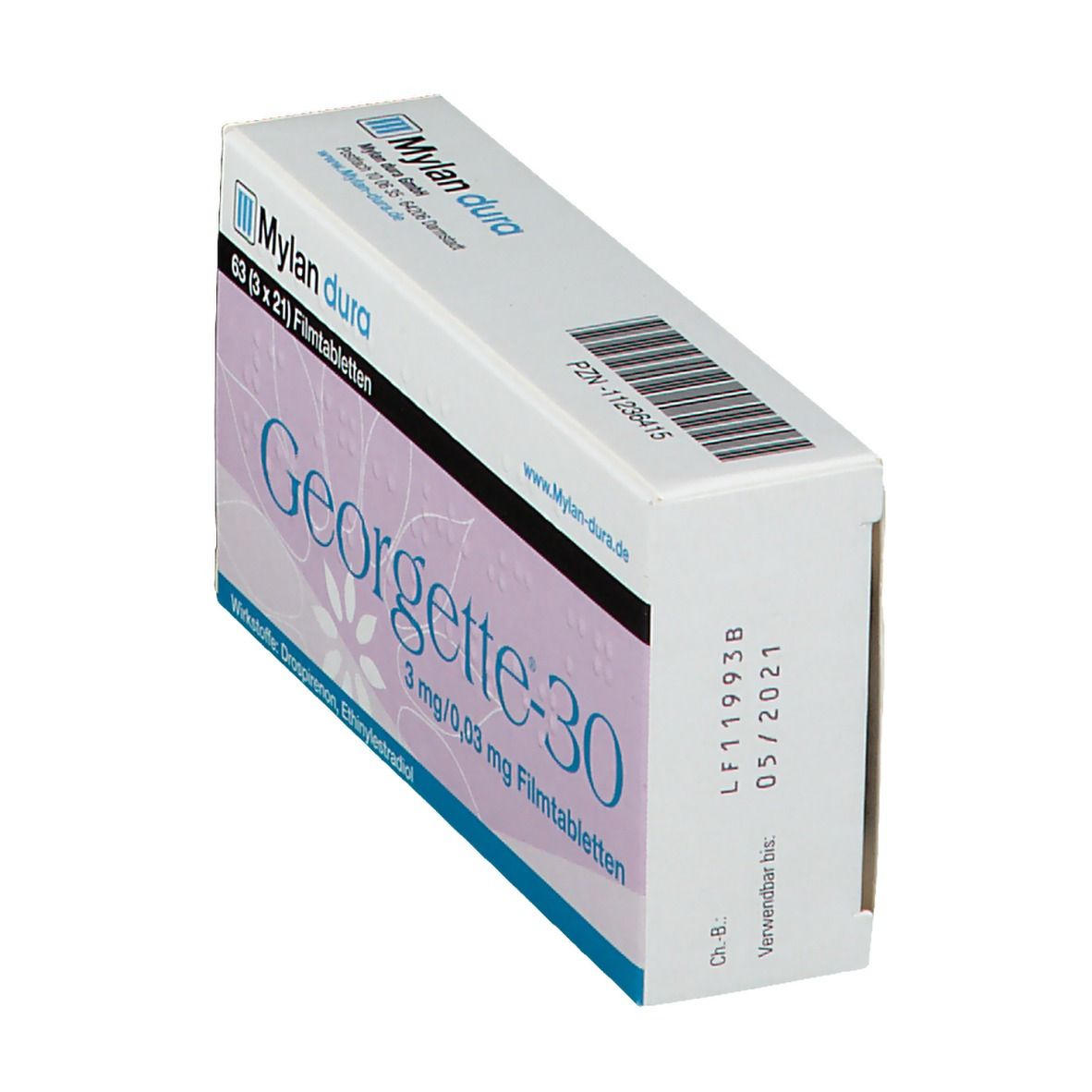 Georgette-30 3 mg/0,03 mg Filmtabletten 63 St