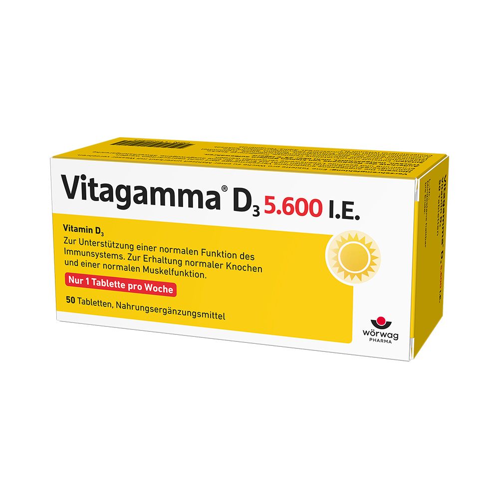 ongerustheid Beneden afronden drempel Vitagamma® D3 5600 I.E. 20 St - shop-apotheke.com