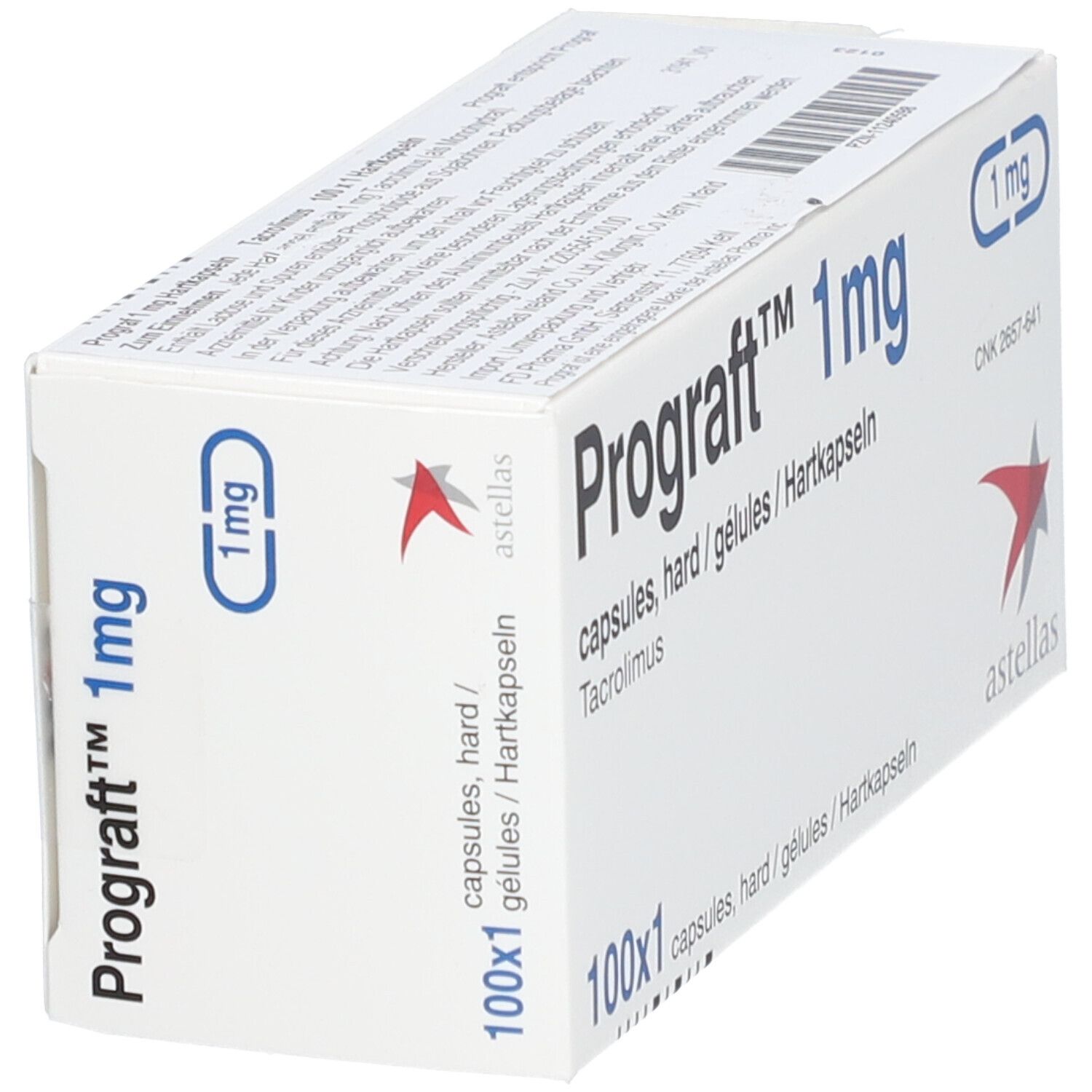 Prograf 1 mg Hartkapseln 100 St