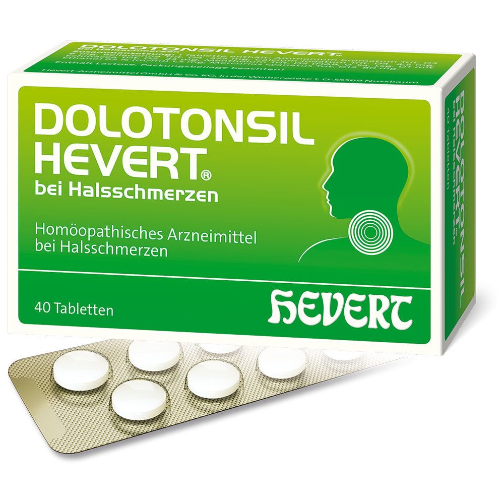 DOLOTONSIL HEVERT® bei Halsschmerzen