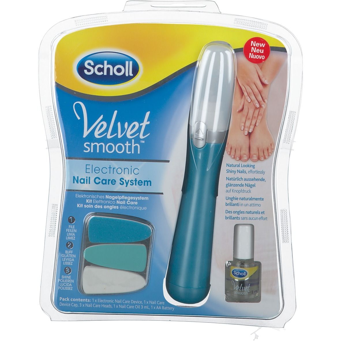 Scholl Velvet Smooth Elektronisches Nagelpflegesystem