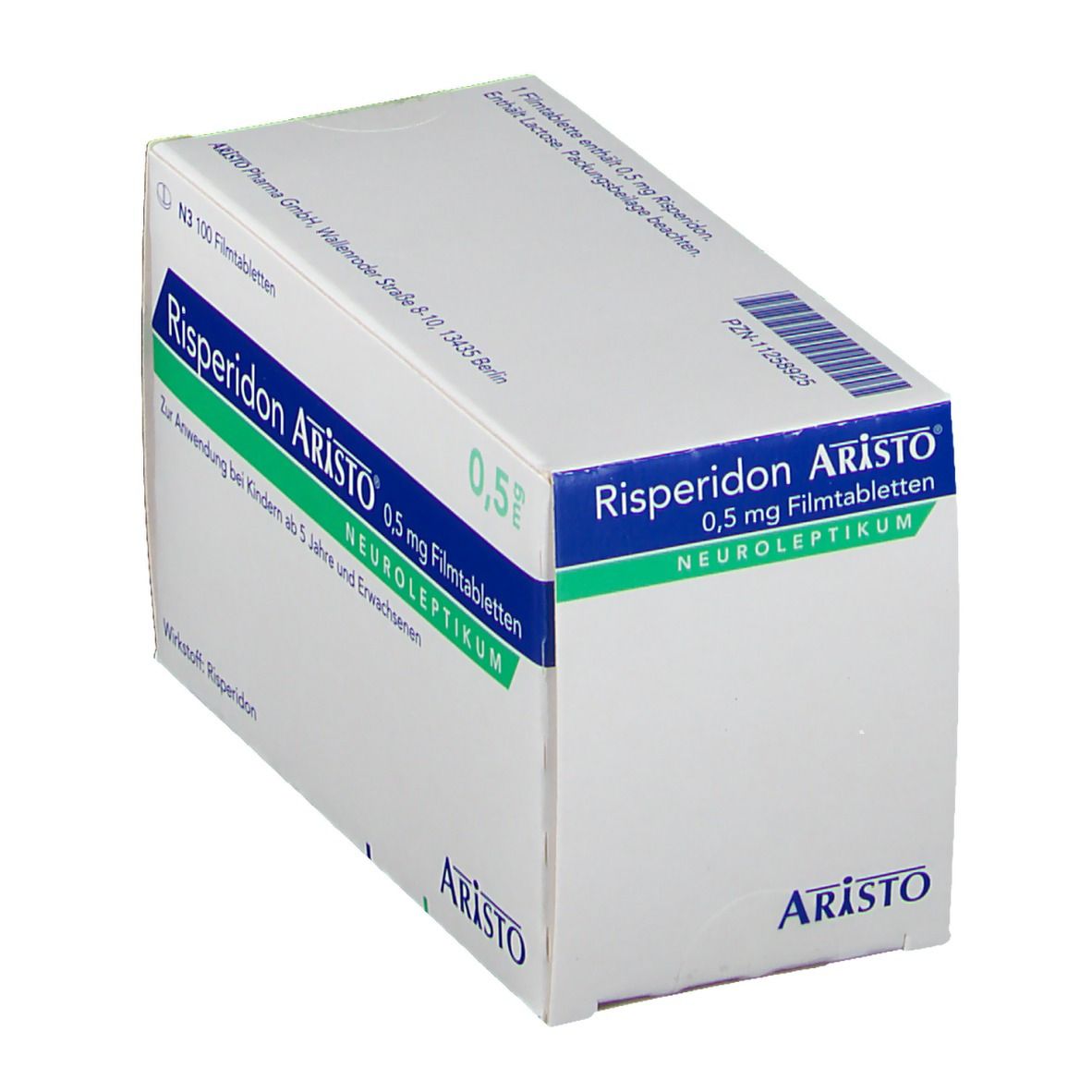 Risperidon Aristo 0,5 mg Filmtabletten 100 St