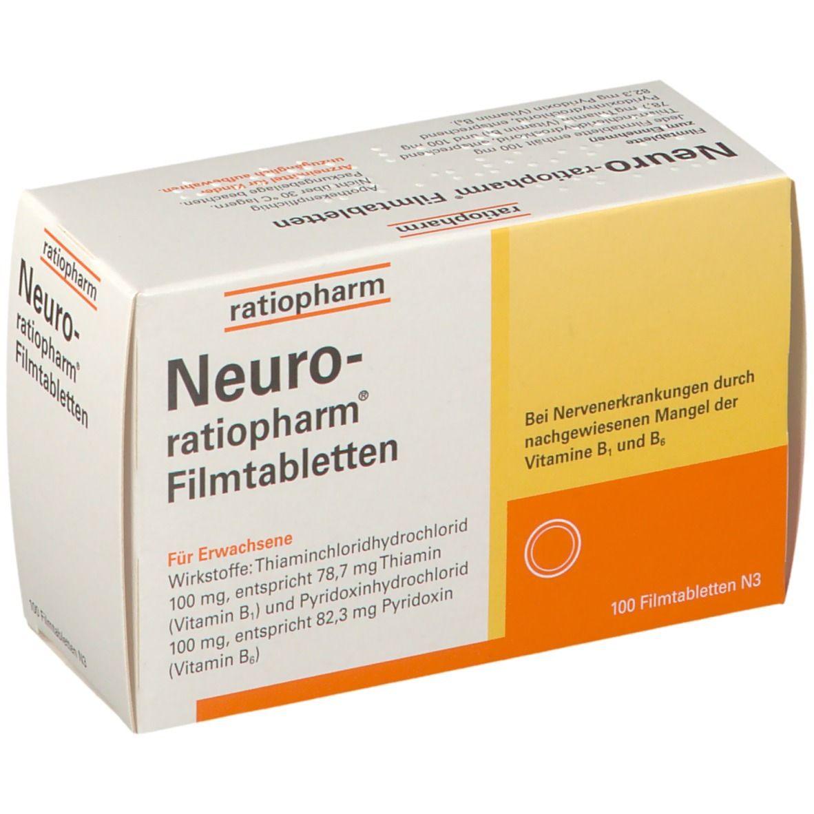 Neuro-ratiopharm® 100 mg 100 St - SHOP APOTHEKE