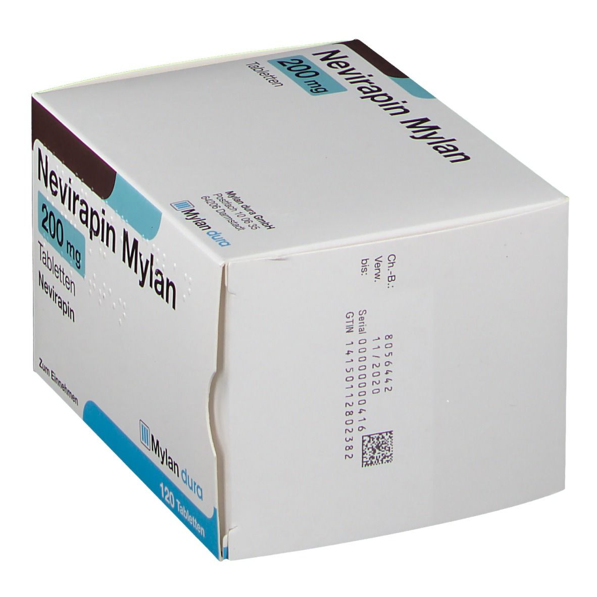 Nevirapin Mylan 200 mg Tabletten 120 St