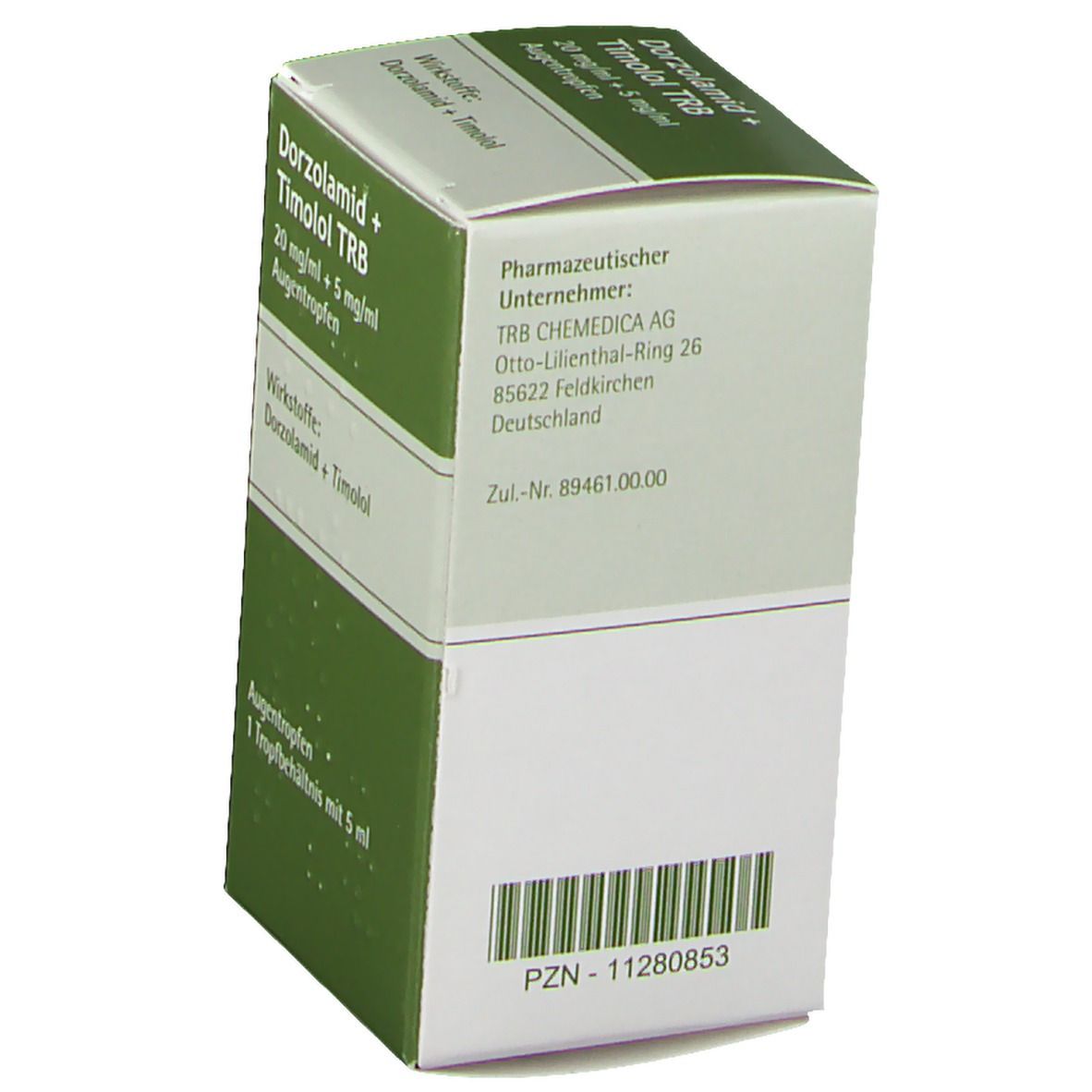 Dorzolamid + Timolol TRB 20 mg/ml + 5 mg/ml