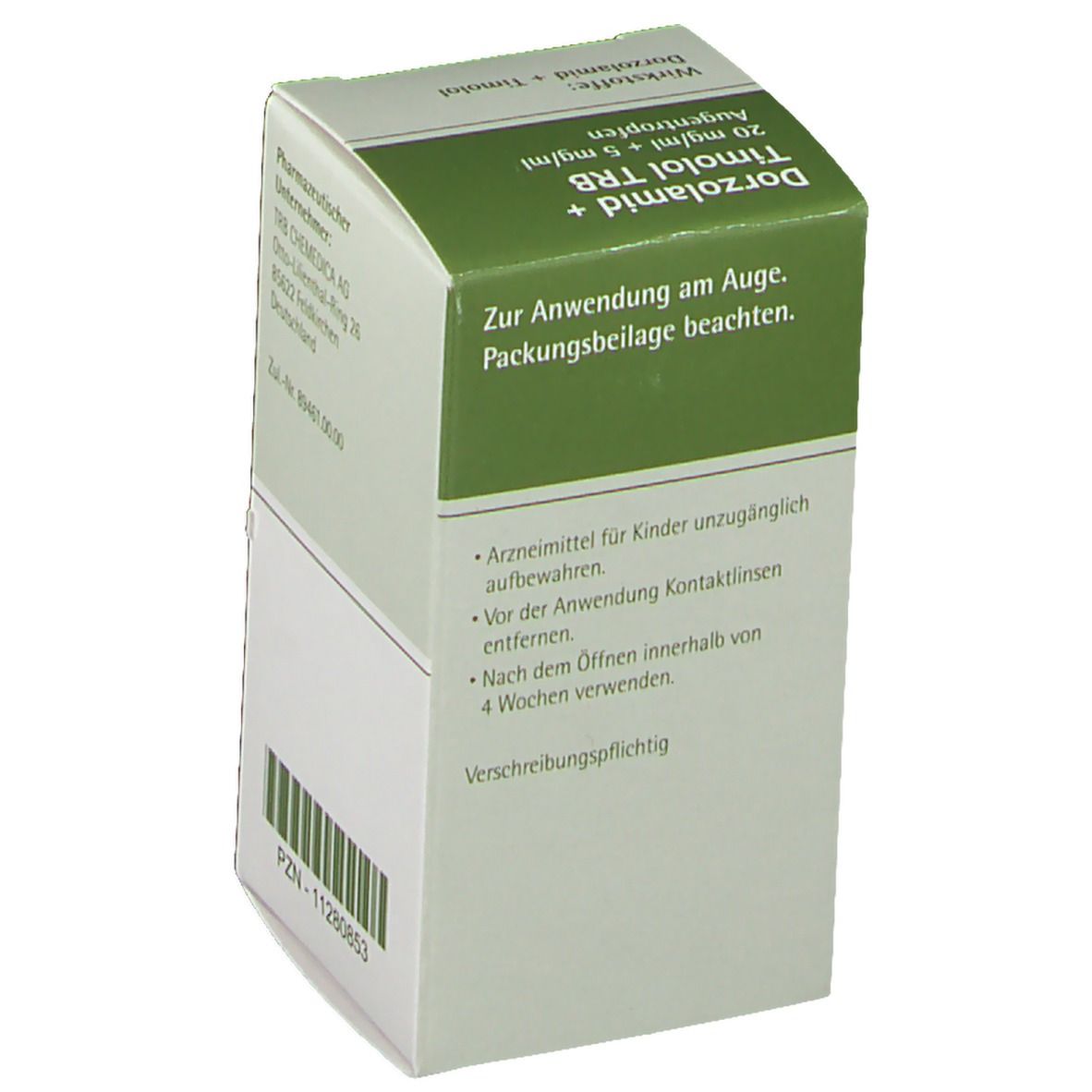 Dorzolamid + Timolol TRB 20 mg/ml + 5 mg/ml