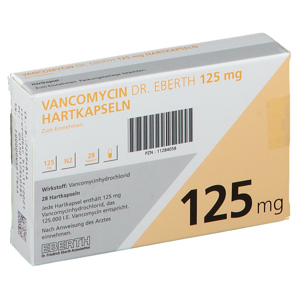VANCOMYCIN DR. EBERTH 125 mg