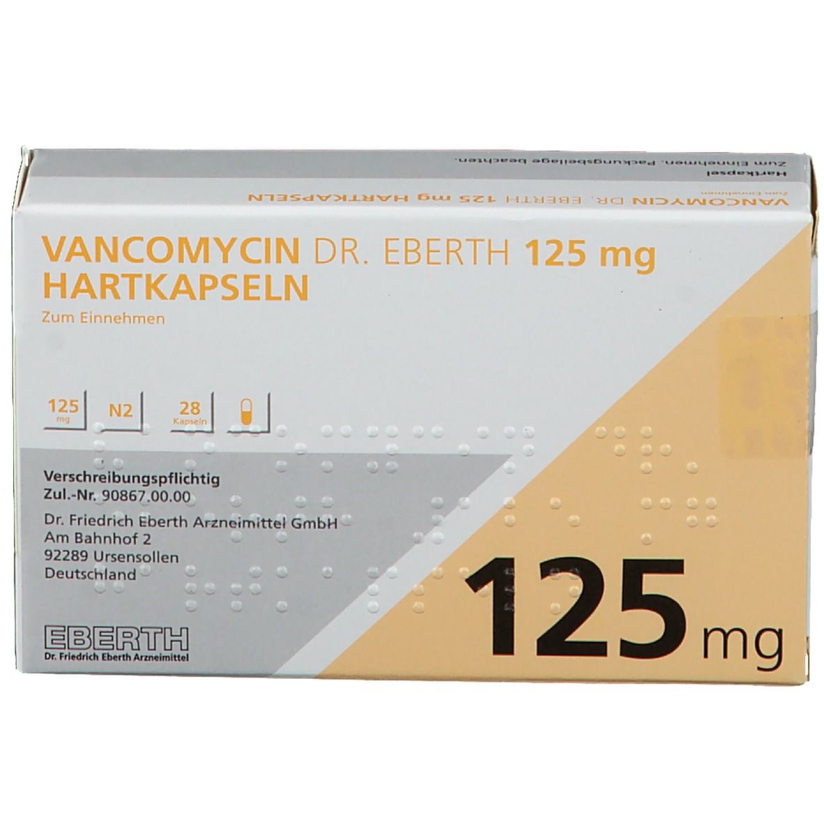 VANCOMYCIN DR. EBERTH 125 mg