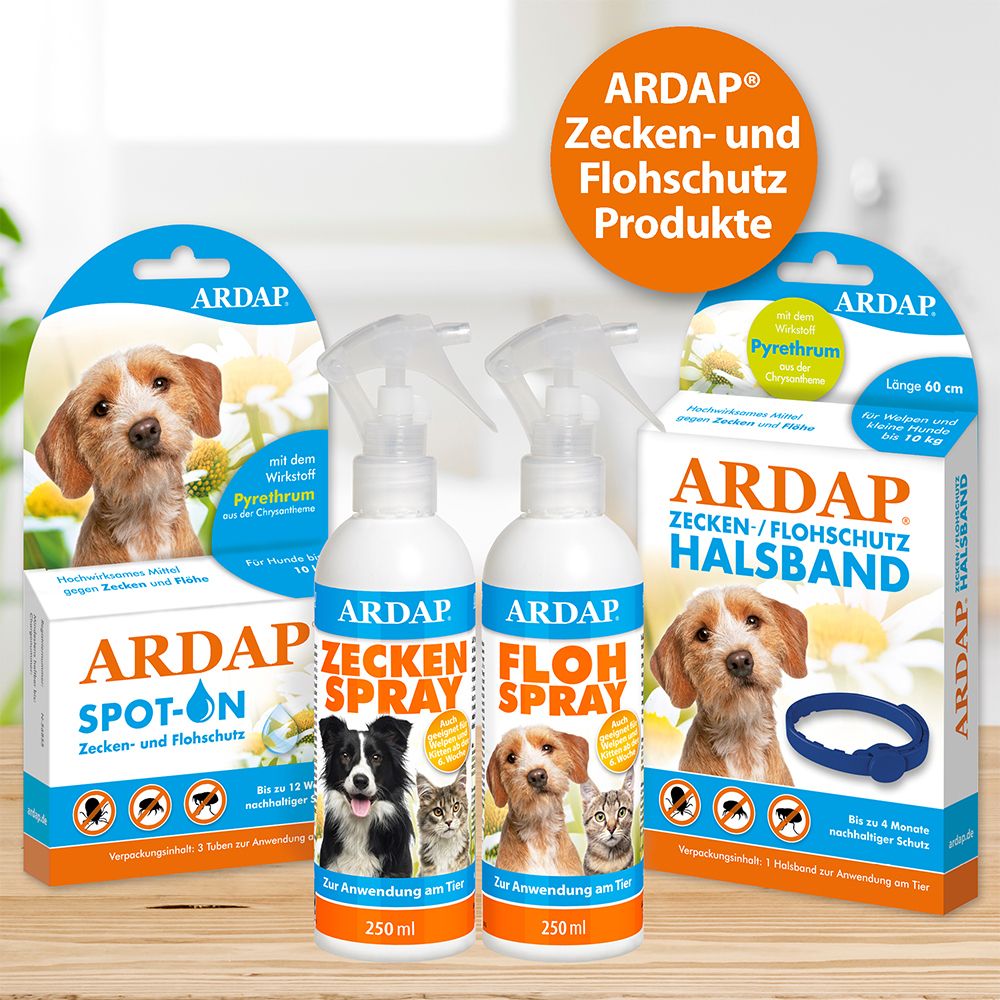 ARDAP® Zecken- und Flohhalsband für große Hunde