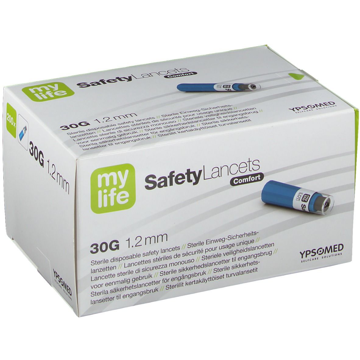 Mylife SafetyLancets Comfort Sicherheitsnadeln 200 St Lanzetten