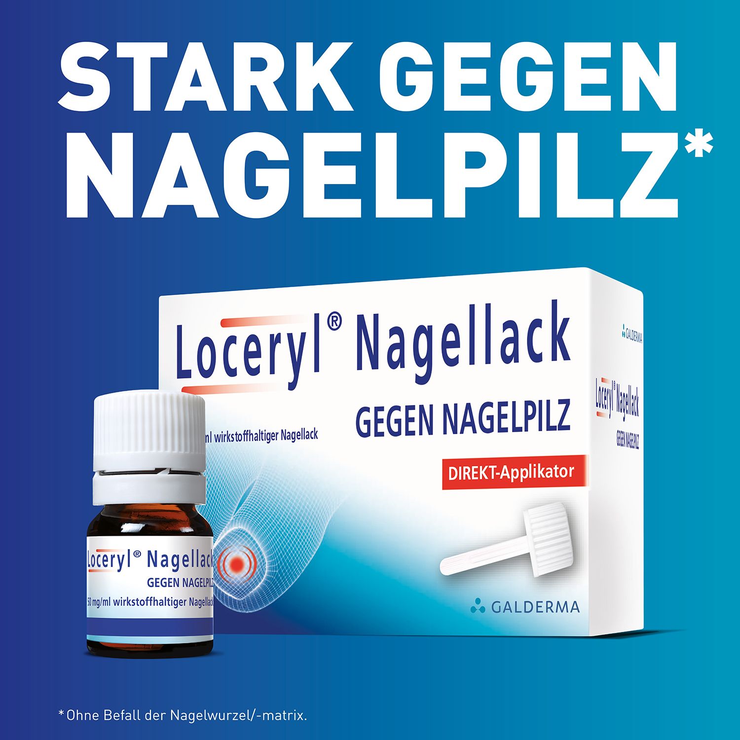 Loceryl® Nagellack gegen Nagelpilz mit DIREKT-Applikator