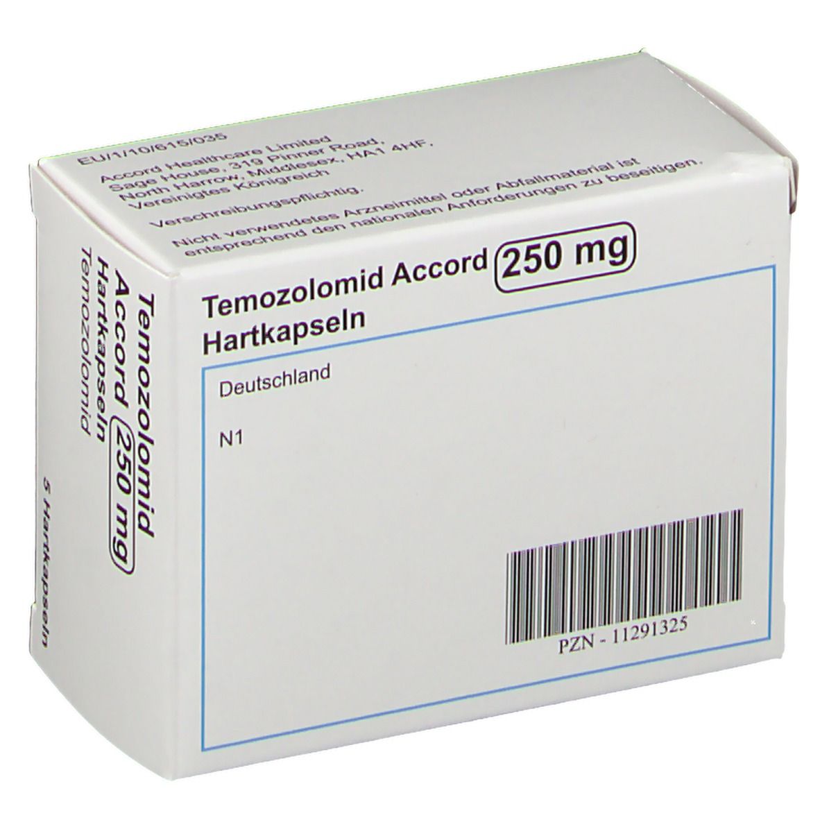 Temozolomid Accord 250 mg