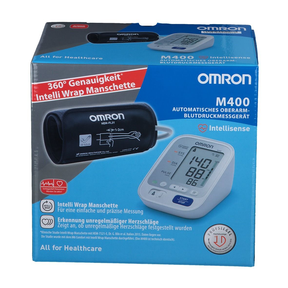 OMRON M400 IntelliWrap Oberarm-Blutdruckmessgerät