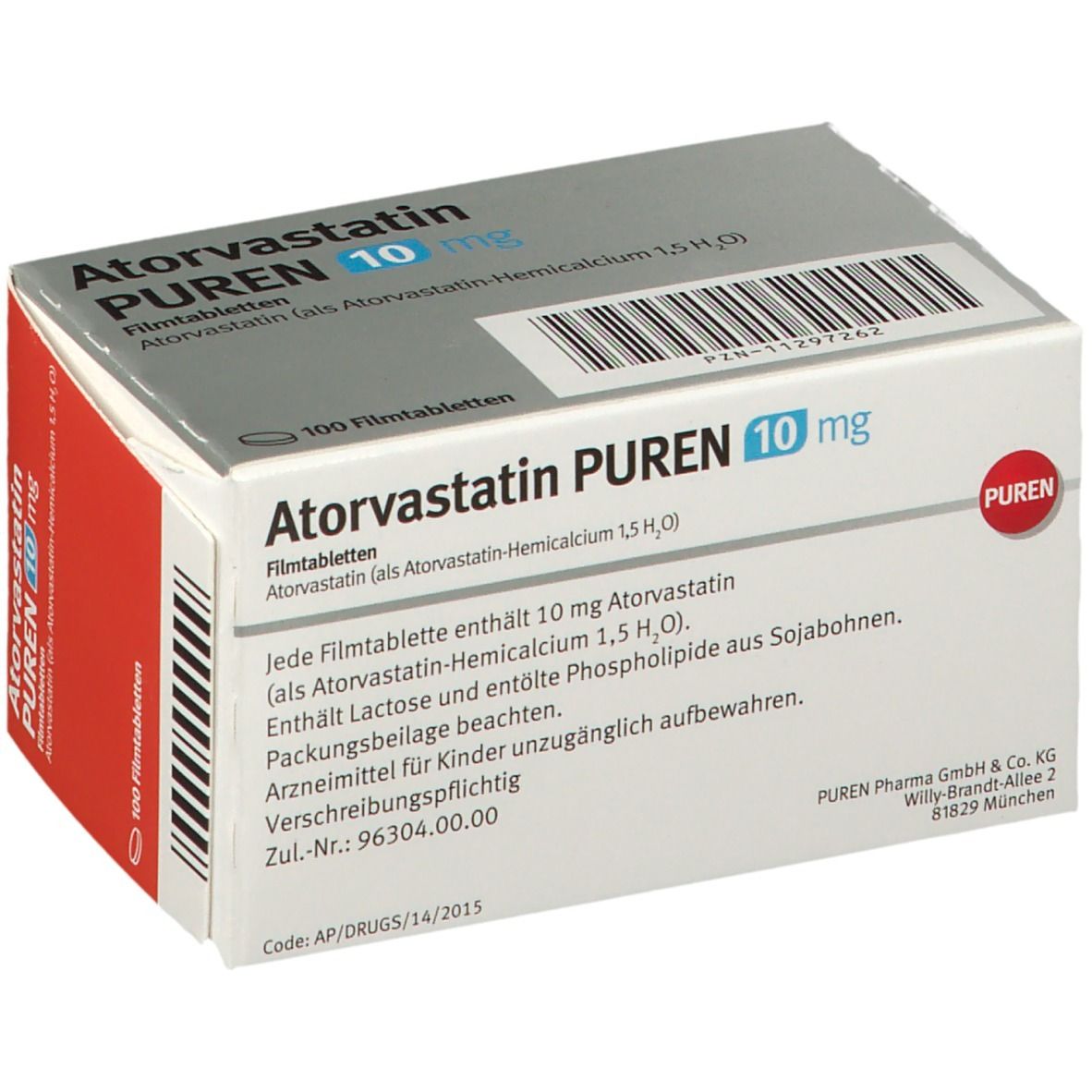 Atorvastatin PUREN 10 mg