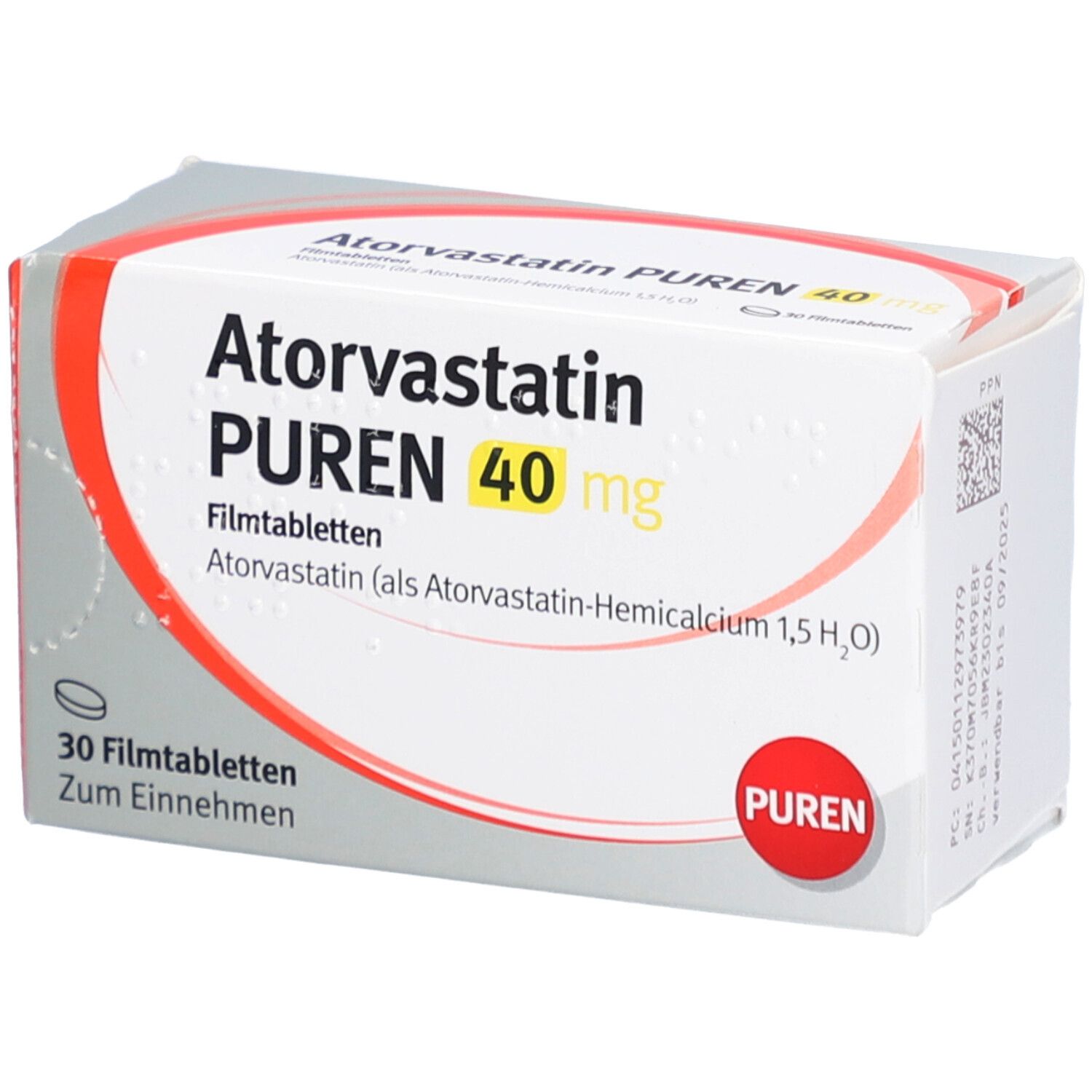 Atorvastatin PUREN 40 mg