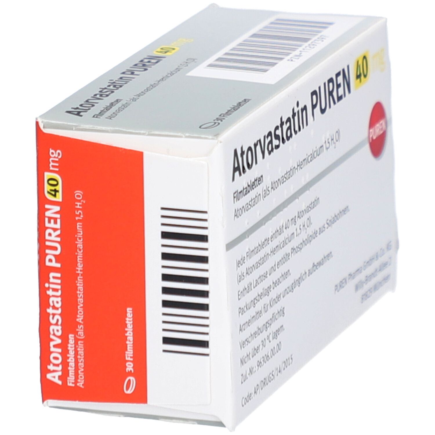 Atorvastatin PUREN 40 mg