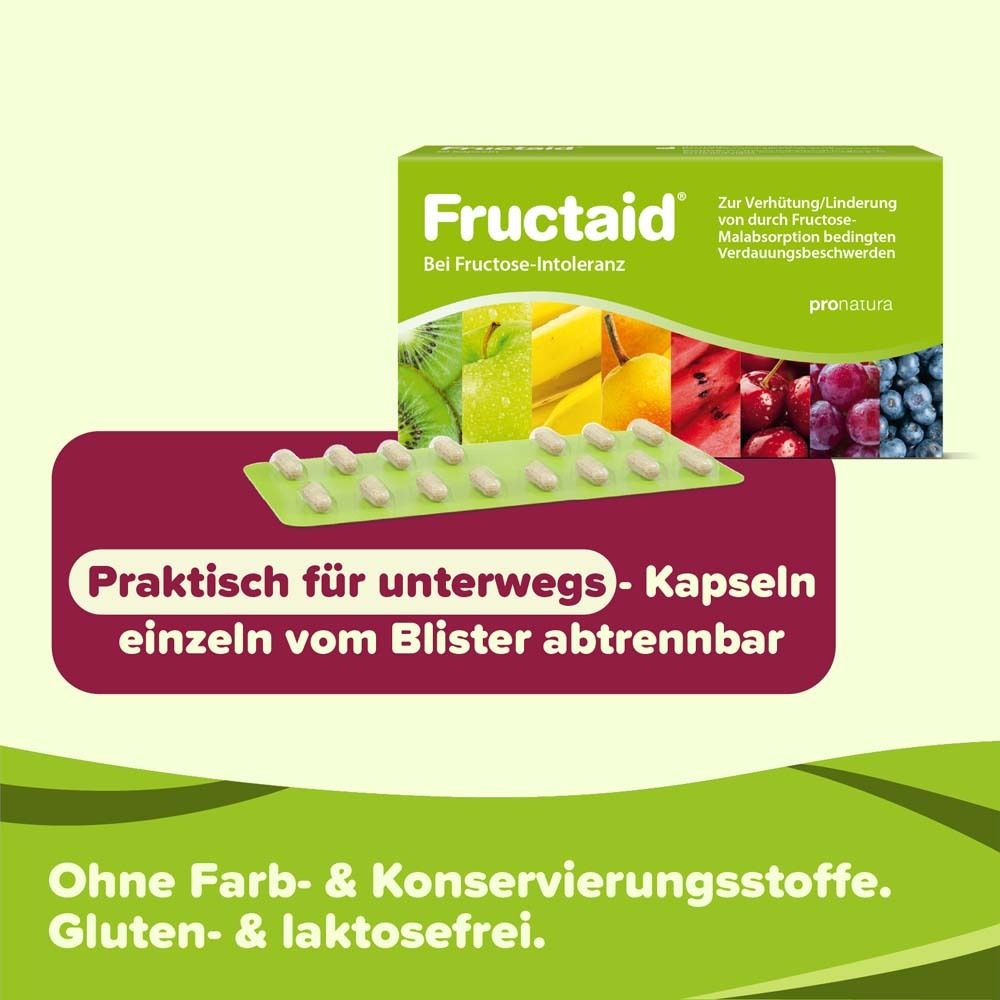 Fructaid® Kapseln bei Fructoseintoleranz