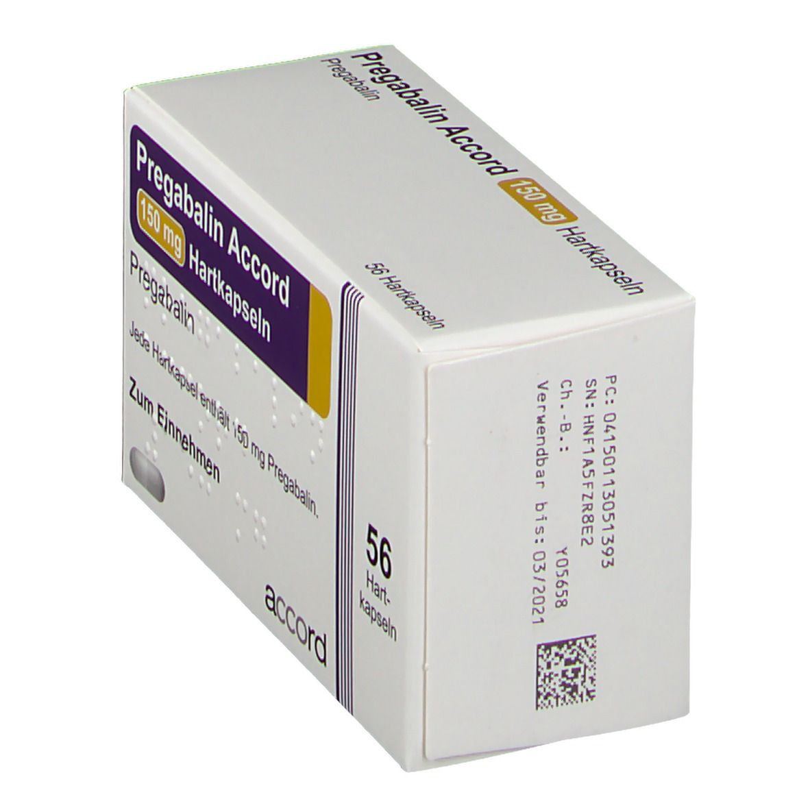 Pregabalin Accord 150 mg