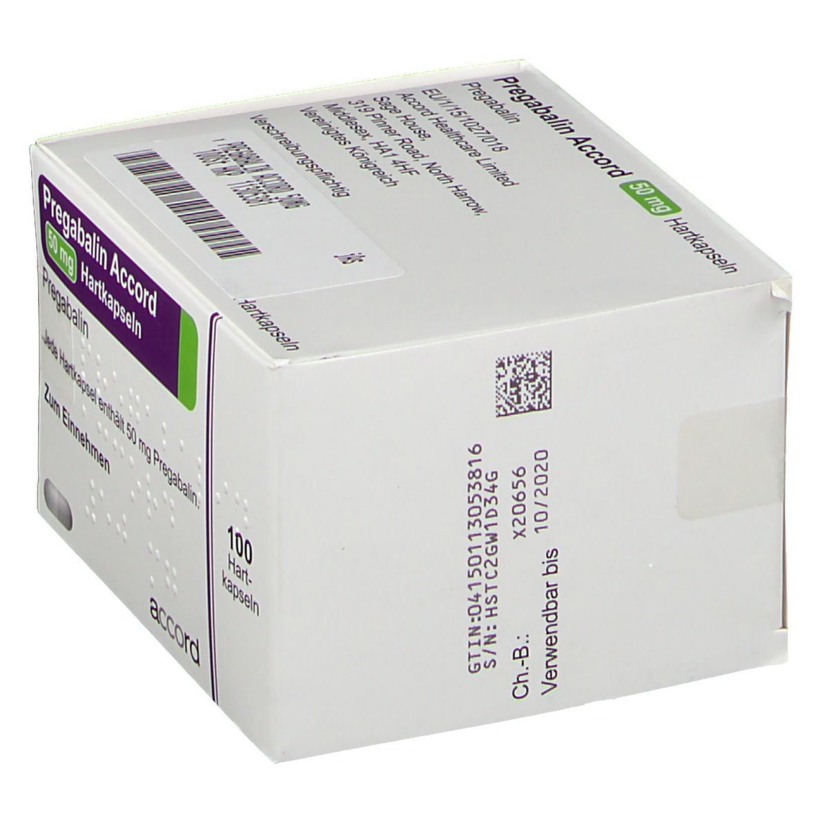 Pregabalin Accord 50 mg