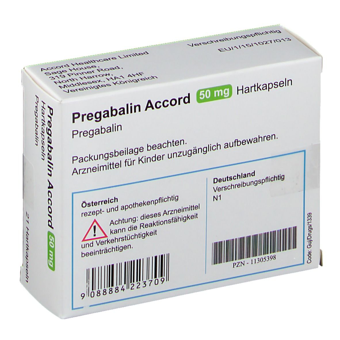 Pregabalin Accord Mg St Mit Dem E Rezept Kaufen Shop Apotheke