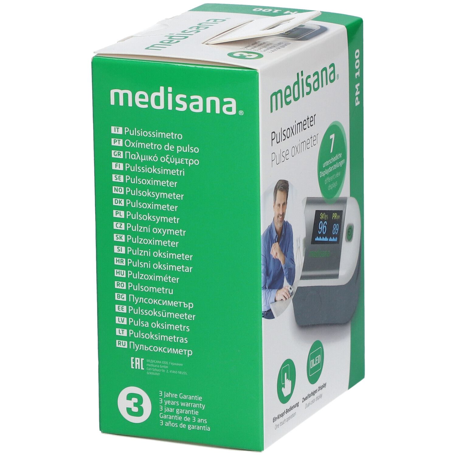 medisana PM 100 Pulsoximeter