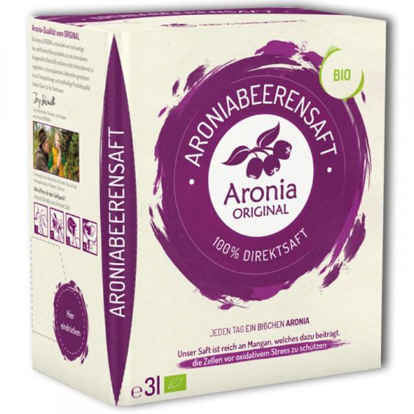 Bio-Aroniabeerensaft 100% Direktsaft