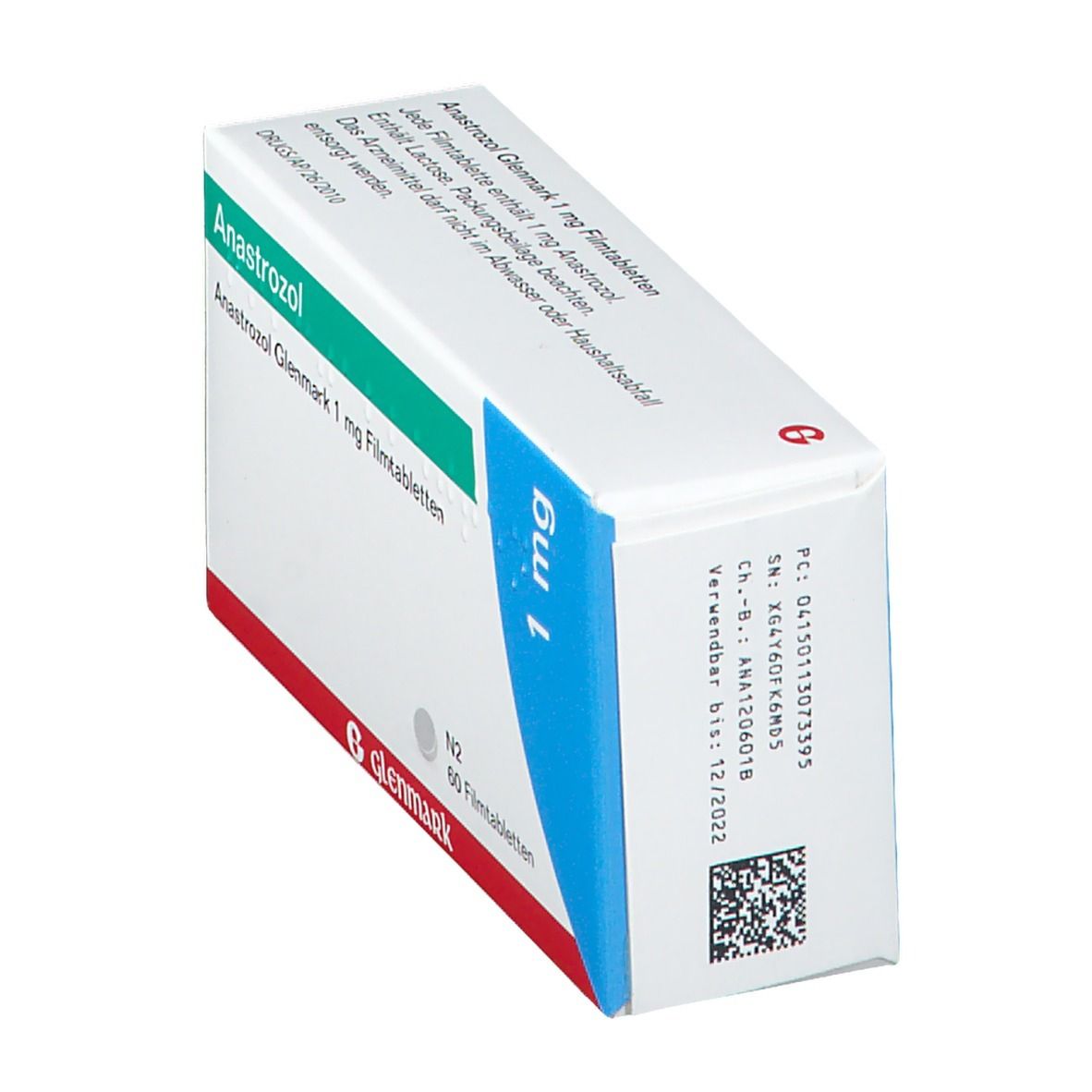 Anastrozol Glenmark 1 mg