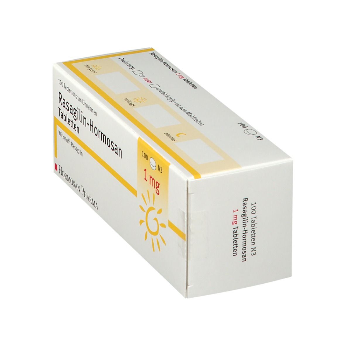 RASAGILIN-Hormosan 1 mg Tabletten 100 St