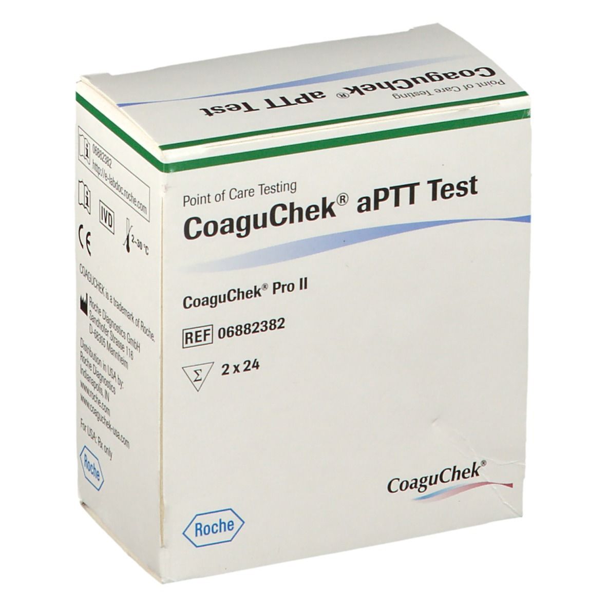 Coaguchek aPTT Test 2x24 St Teststreifen