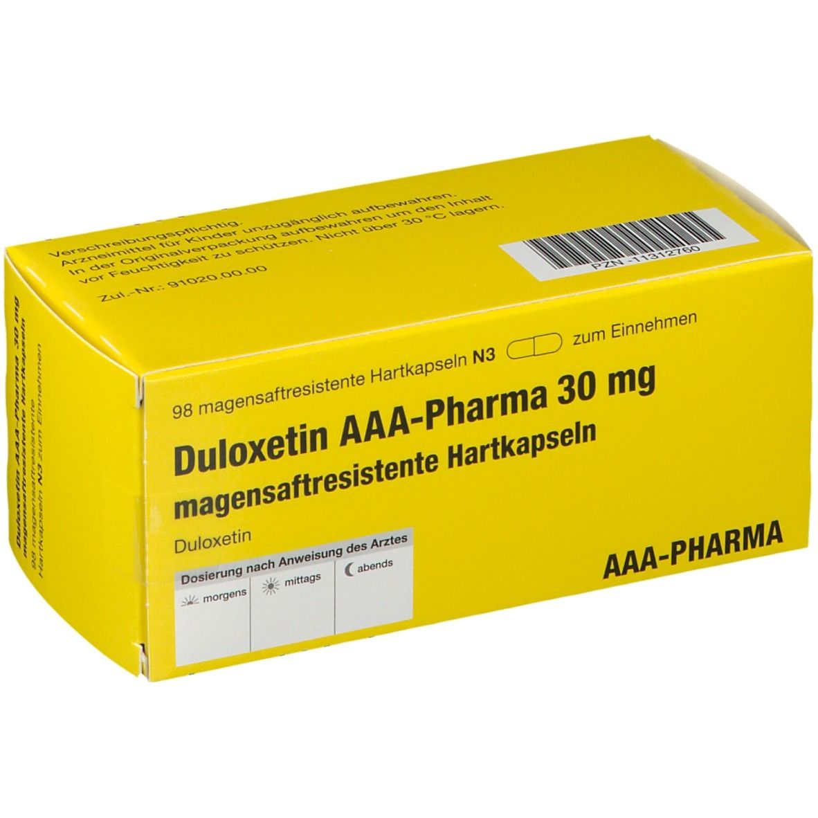 Duloxetin AAA®-Pharma 30Mg