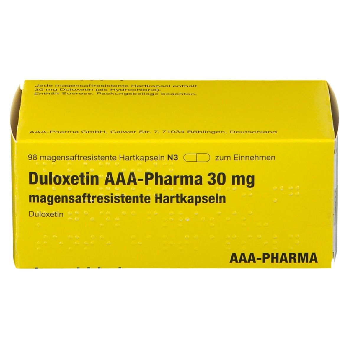 Duloxetin AAA®-Pharma 30Mg