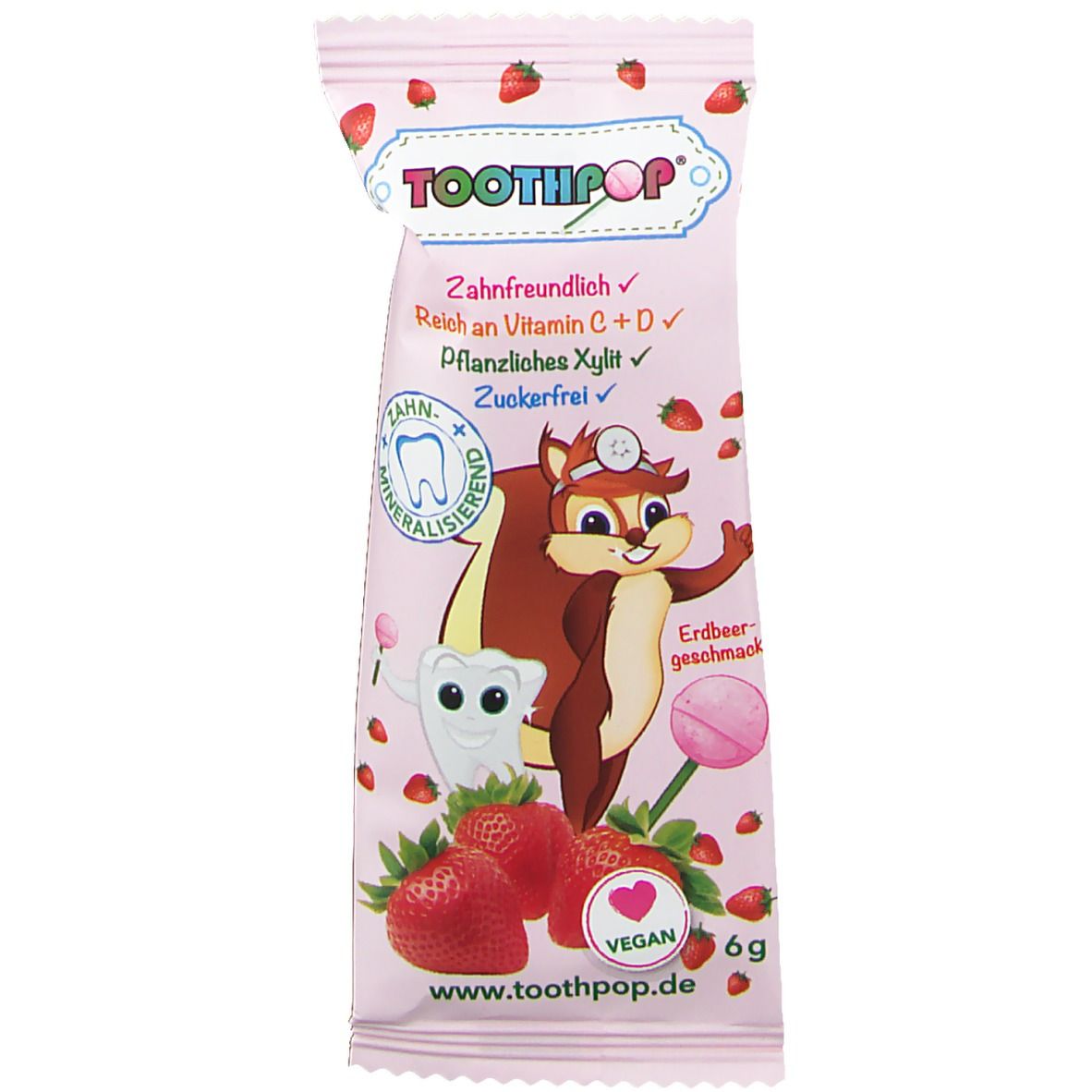 Toothpop® Zahnpflege-Lolli