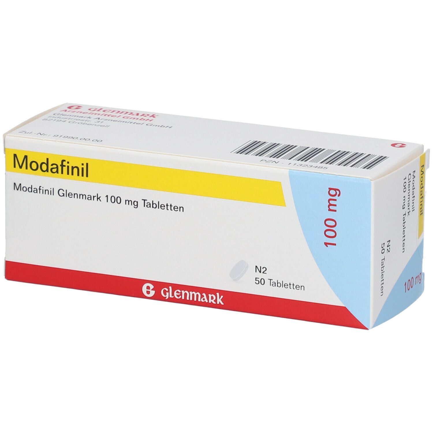 Modafinil Glenmark 100 mg