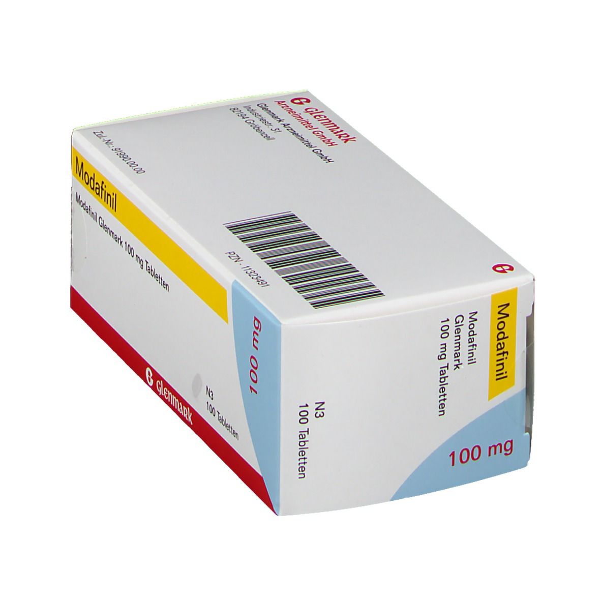 Modafinil Glenmark 100 mg