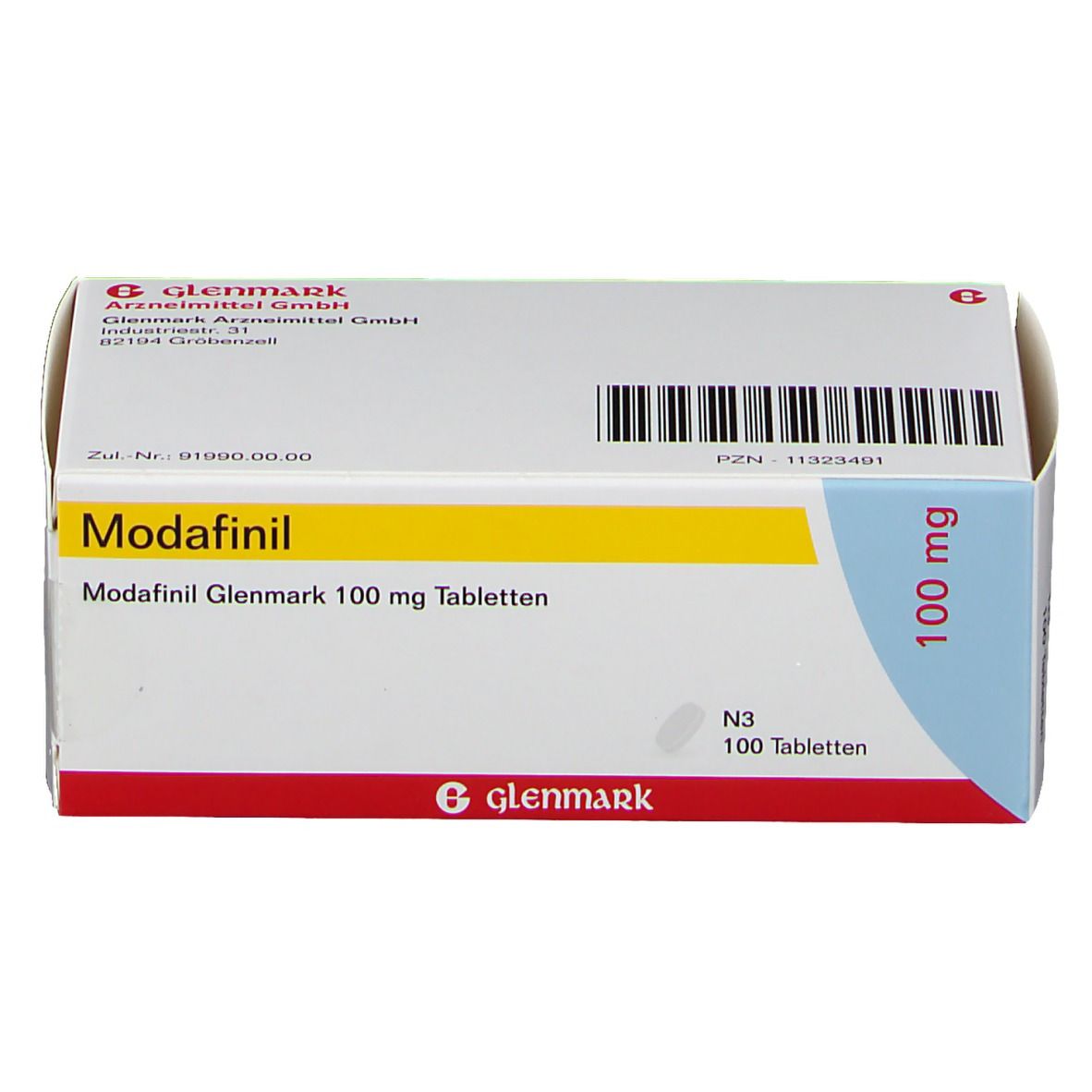 Modafinil Glenmark 100 mg