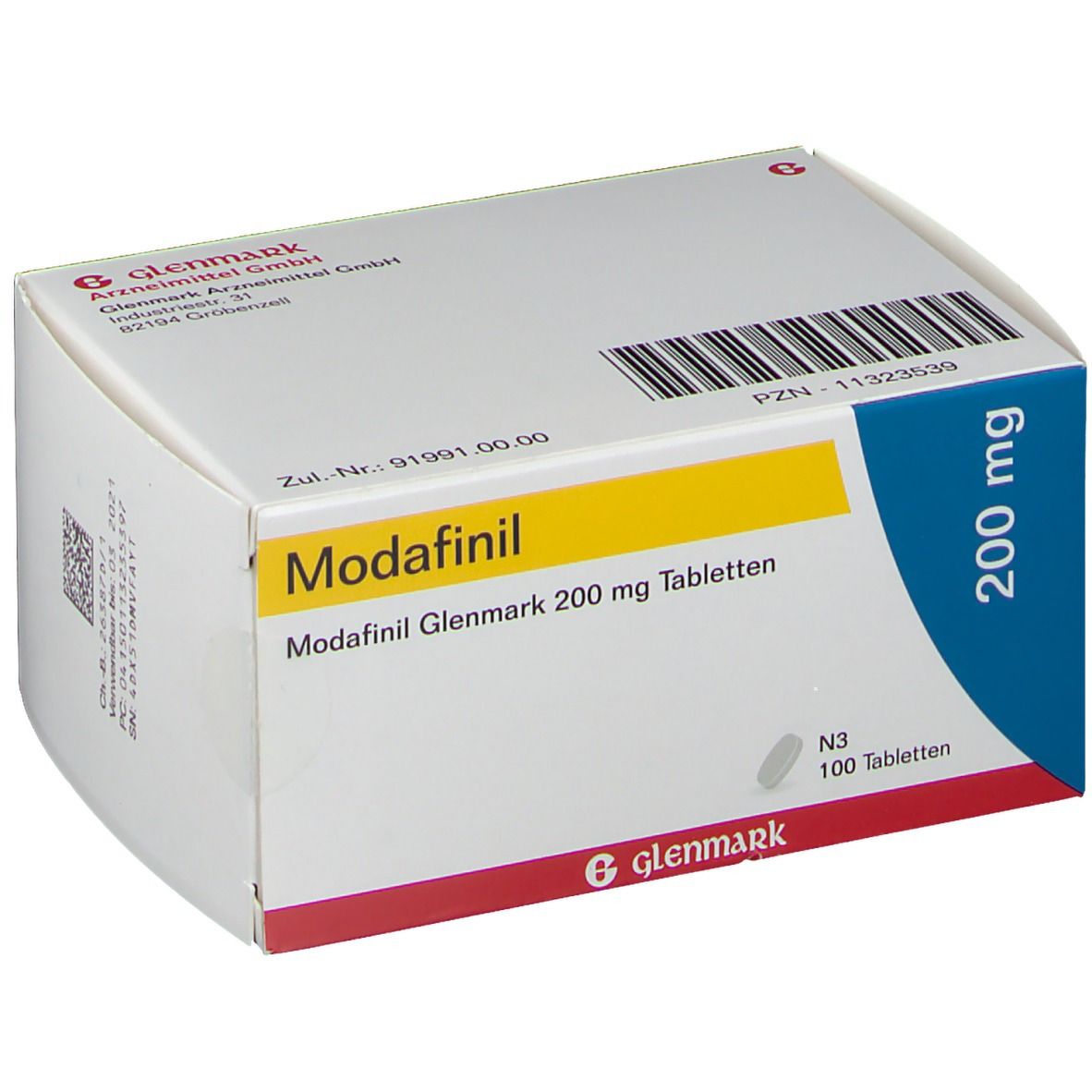 Modafinil Glenmark 200 mg