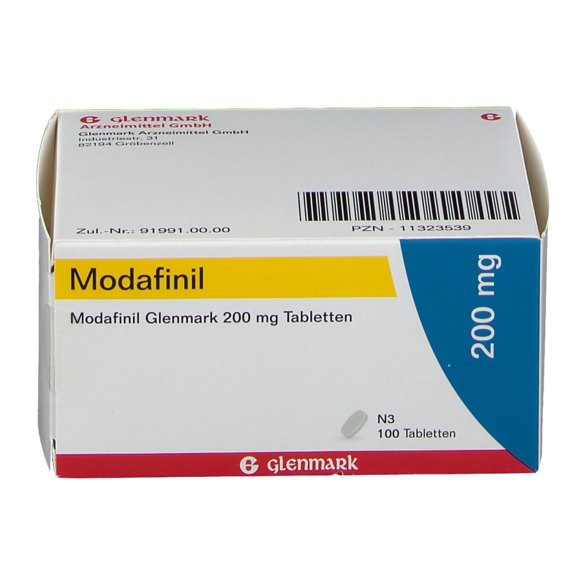 Modafinil Glenmark 200 mg