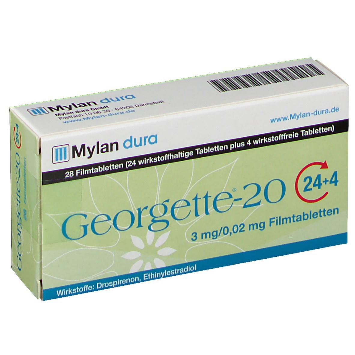 Georgette®-20 24+4 3 mg/0,02 mg