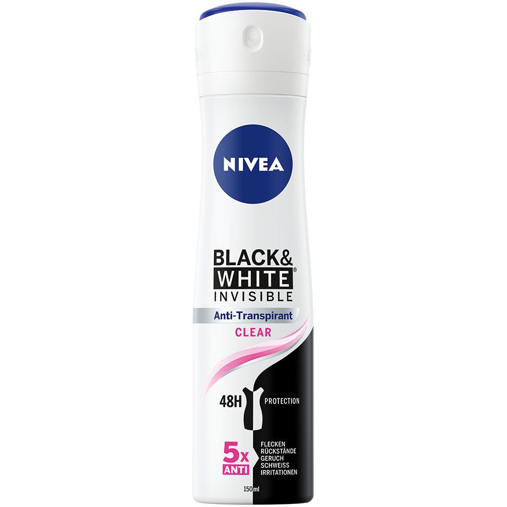 NIVEA® Deodorant Invisible Black & White Clear Spray