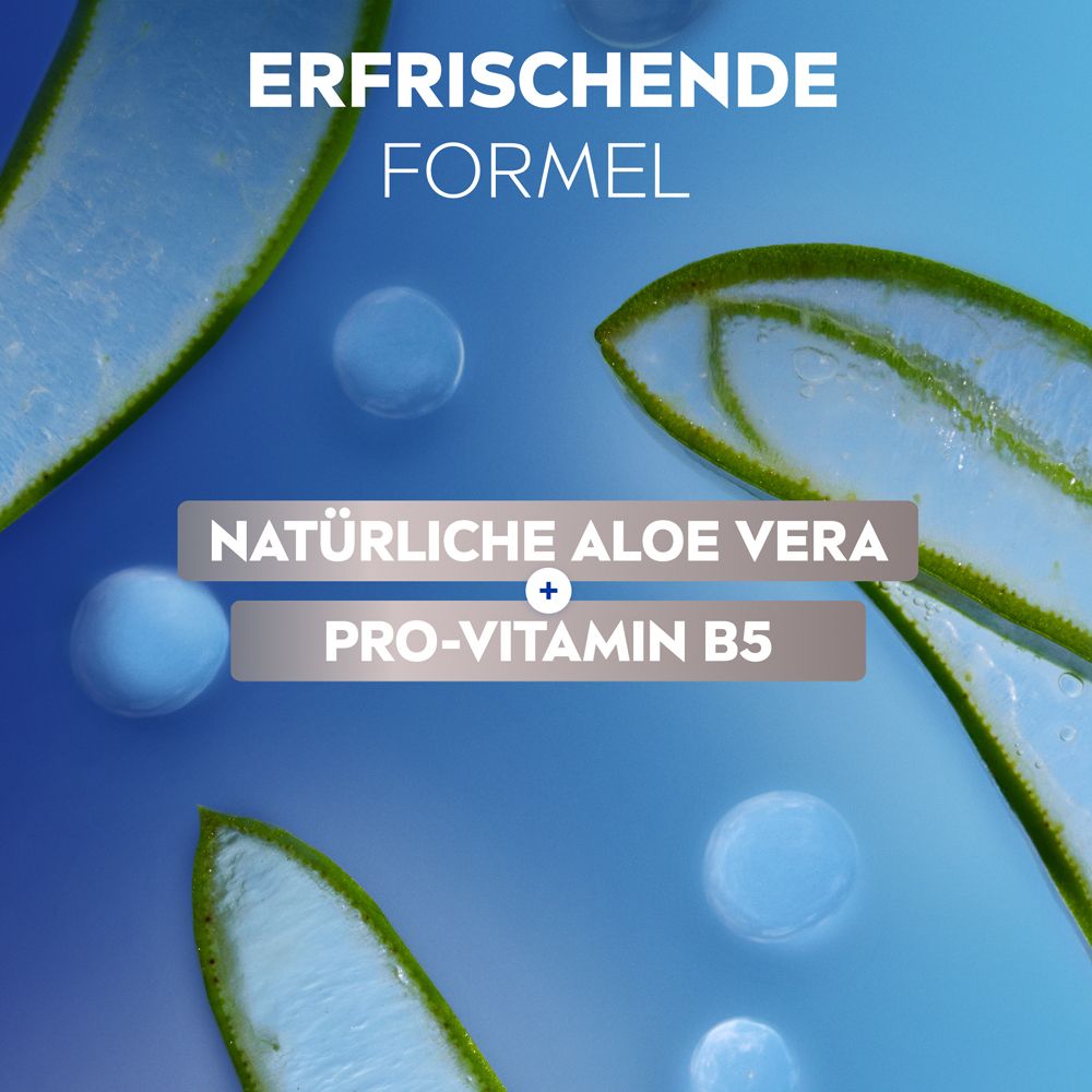 Aloe Vera und Pro-Vitamin B5, Inhaltsstoffe der NIVEA MEN Hydro Care Gesichtscreme.