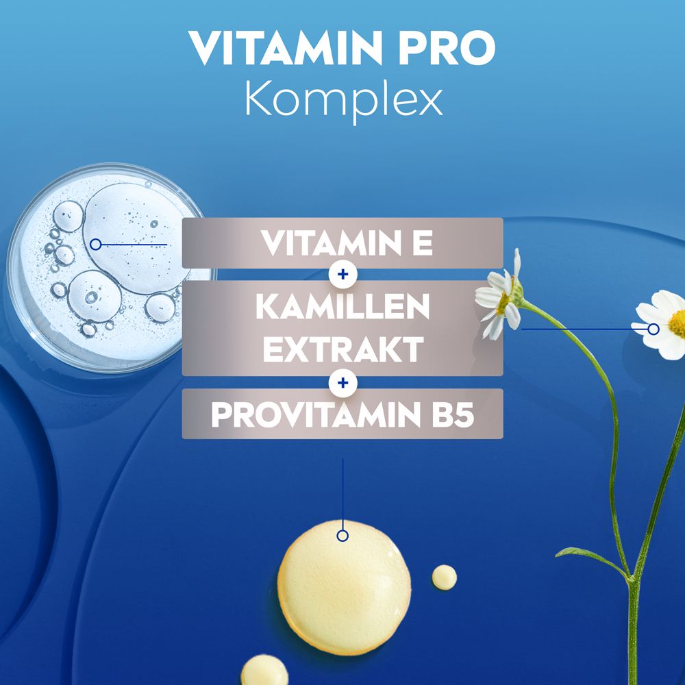 NIVEA MEN Sensitive Creme: Vitamin E, Kamillenextrakt, Provitamin B5. Beruhigt empfindliche Haut.