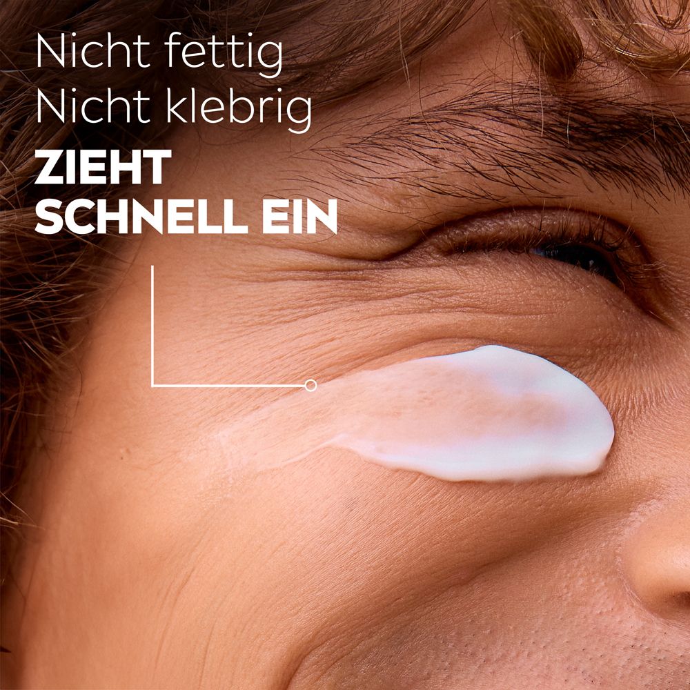 NIVEA MEN Sensitive Creme zieht schnell ein, ist nicht fettig oder klebrig.