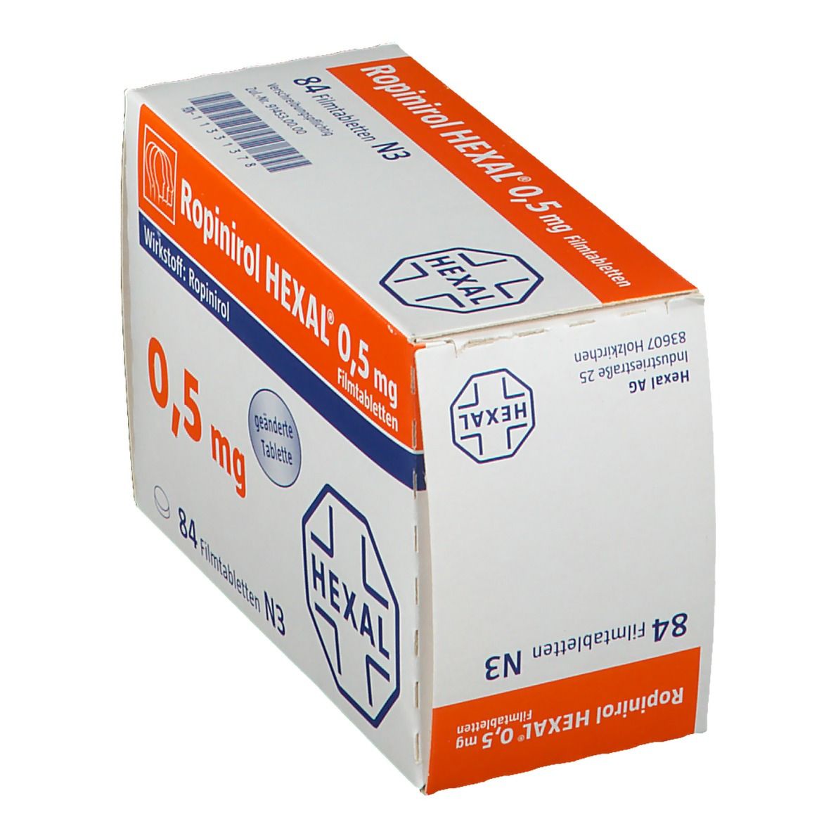 Ropinirol HEXAL® 0,5 mg