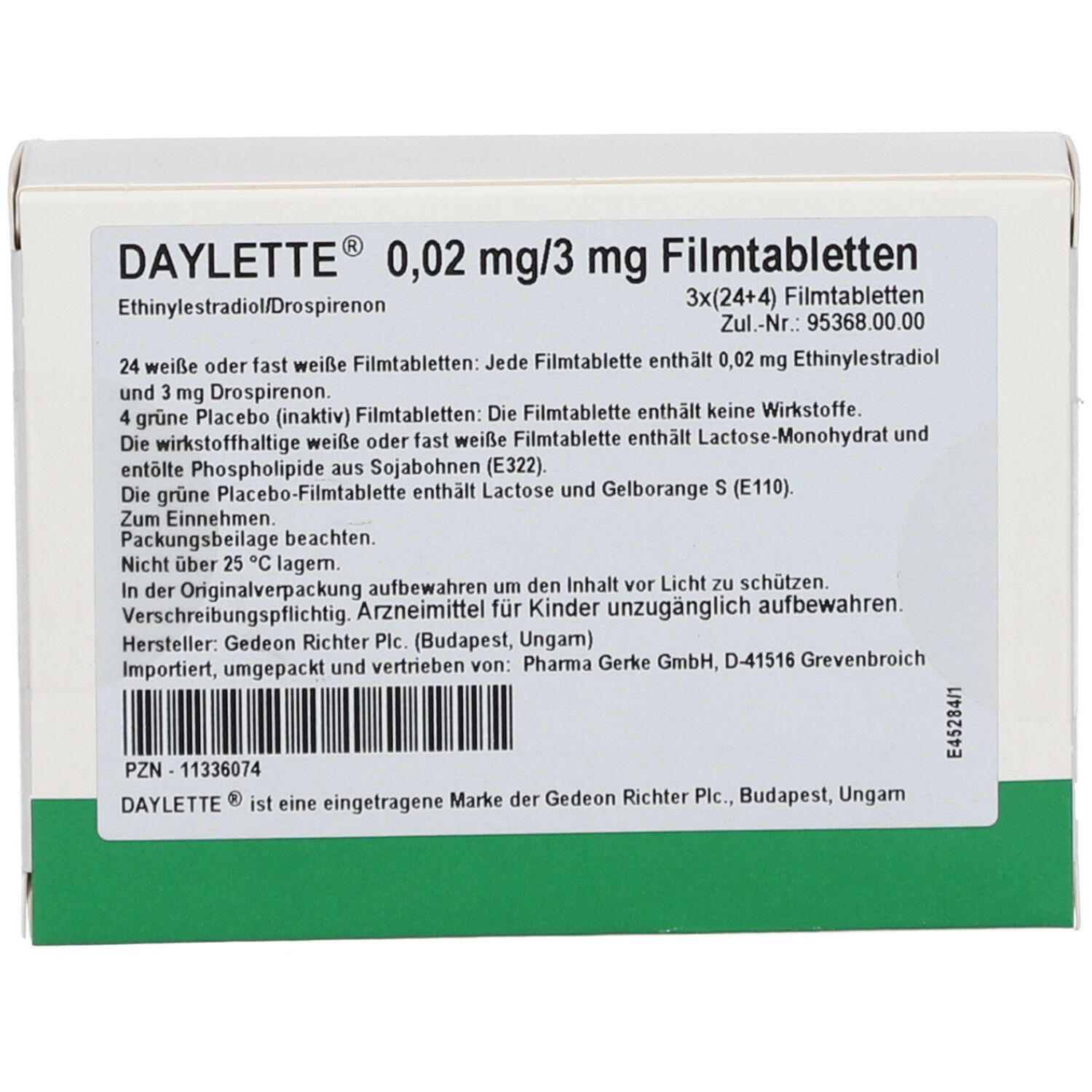 Daylette 0,02 mg/3 mg