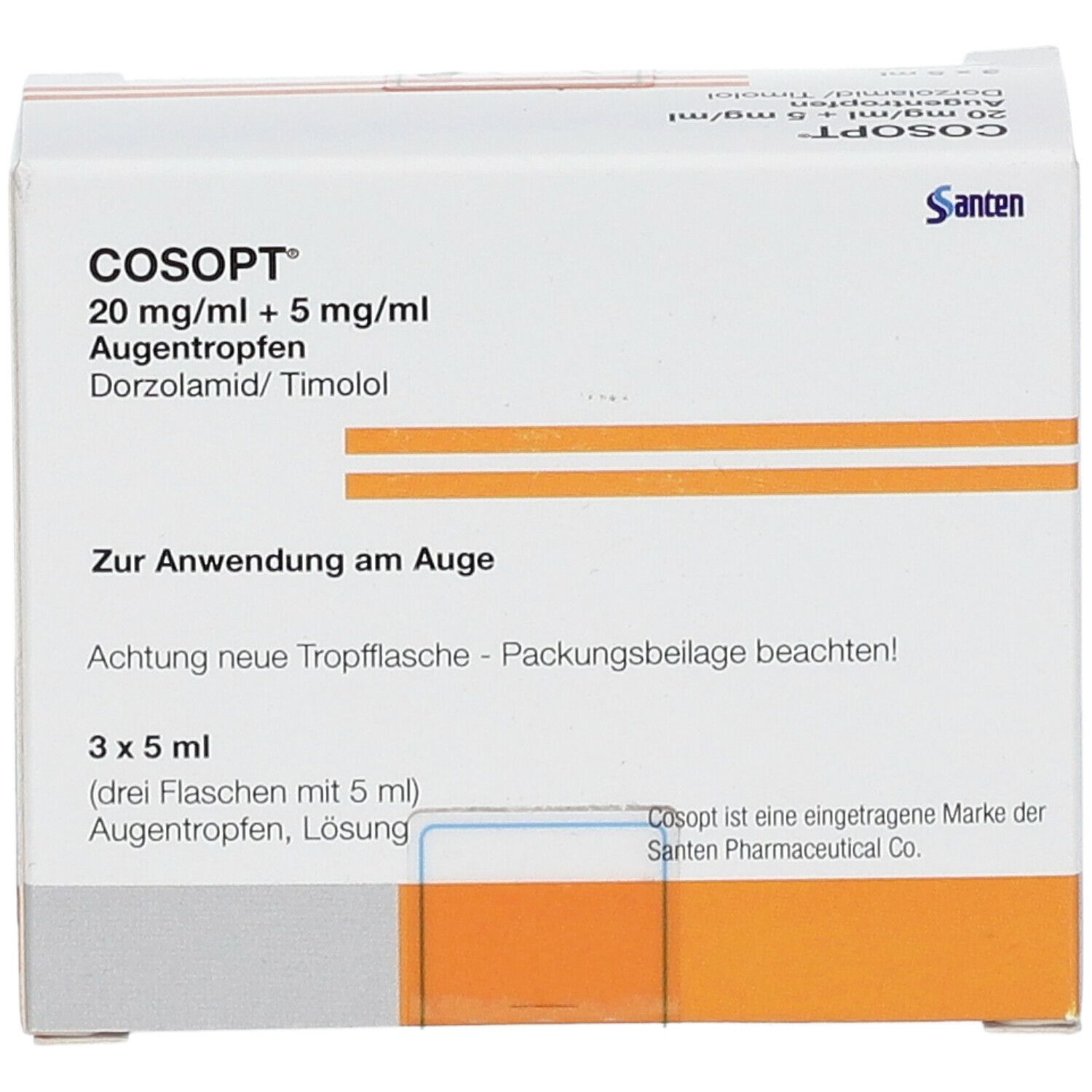 Cosopt 20 mg/ml + 5 mg/ml